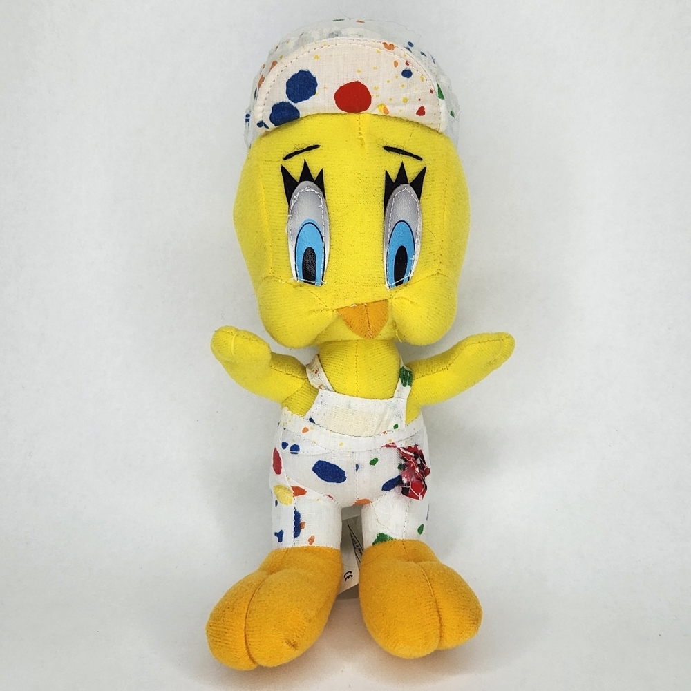 Vintage Looney Tunes Tweety Bird Painter Plush